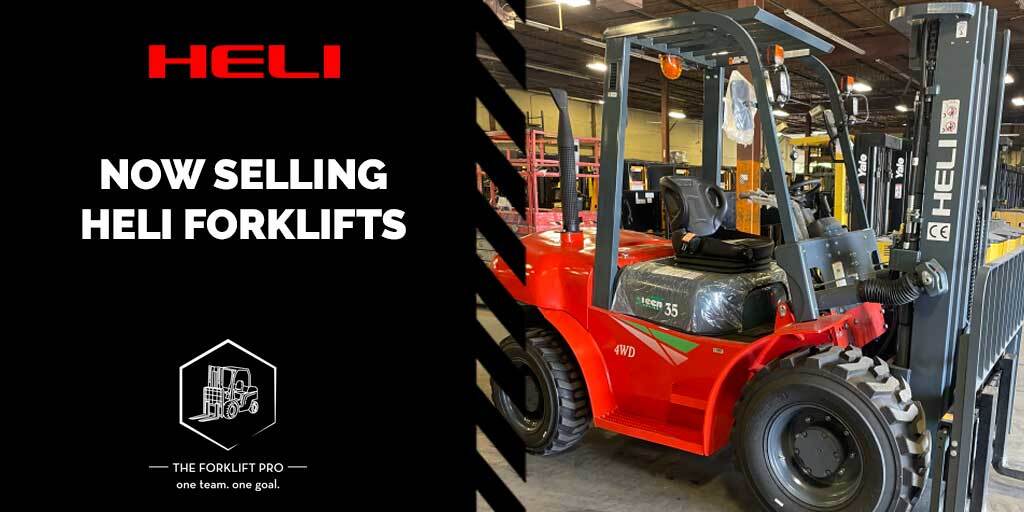 the forklift pro now sells new heli forklifts in charlotte