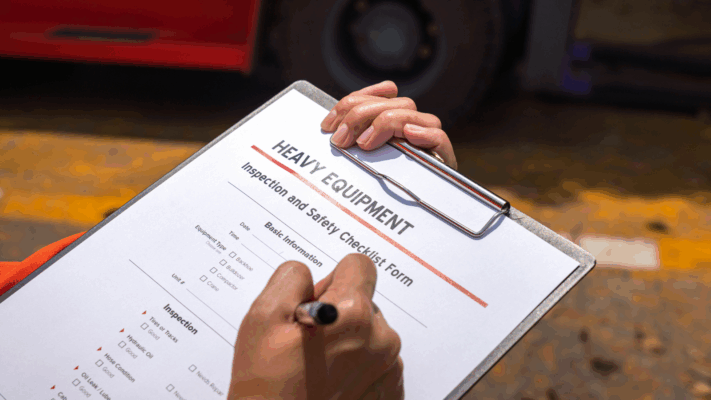 Equipment Checklist for Forklift Inspection in the Charlotte metro area by The Forklift Pro